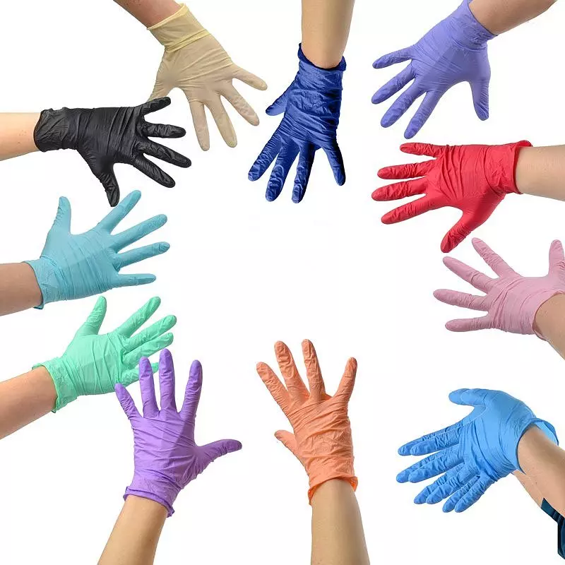 Что означают разные цвета медицинских перчаток фото